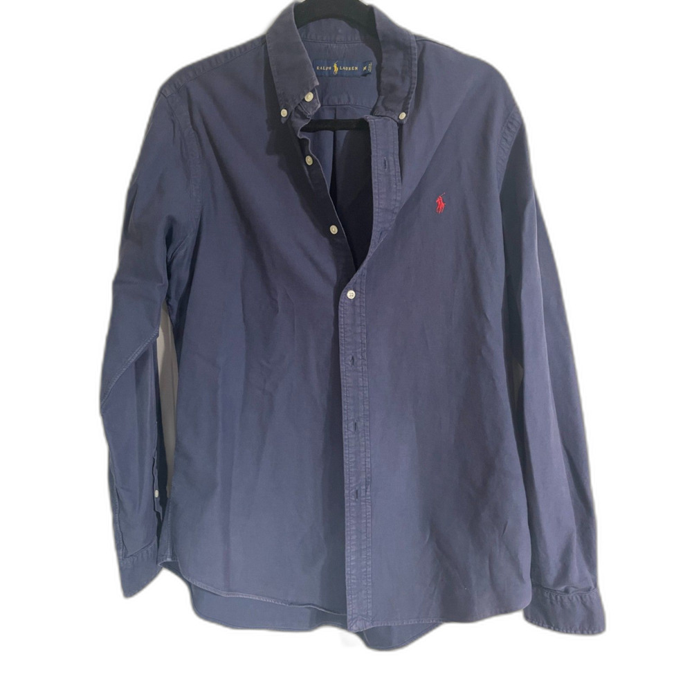 Ralph Lauren Men's Blue Button Down Size M